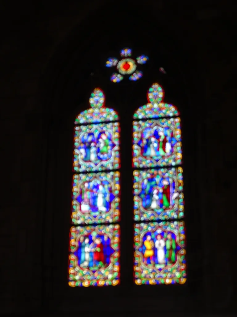 Vitrail Baie D dans l'Église Notre-Dame à Neufchâtel-en-Bray