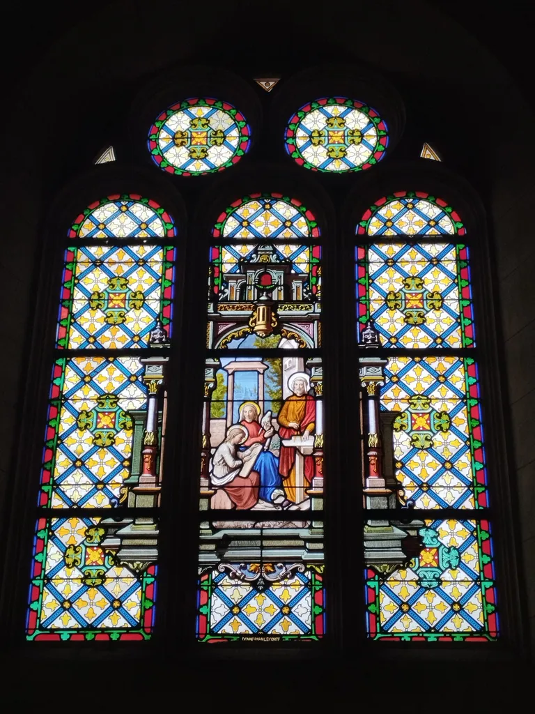 Vitrail Baie 9 de l'Église Notre-Dame de l'Assomption à Fontaine-le-Bourg