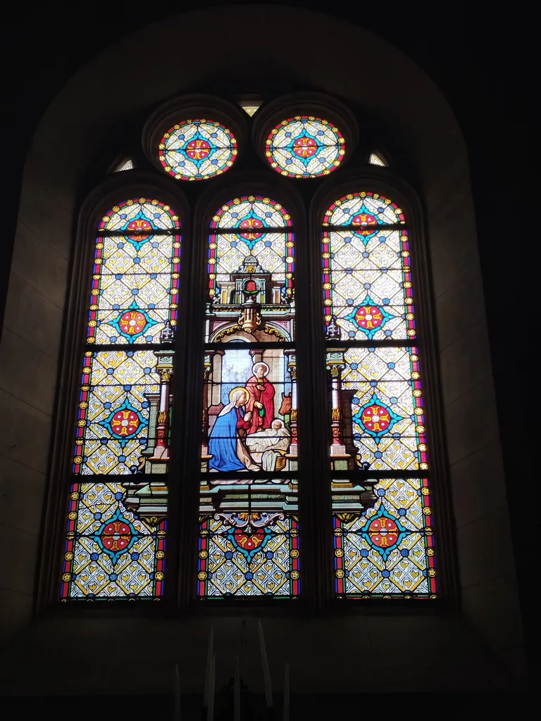 Vitrail Baie 14 de l'Église Notre-Dame de l'Assomption à Fontaine-le-Bourg