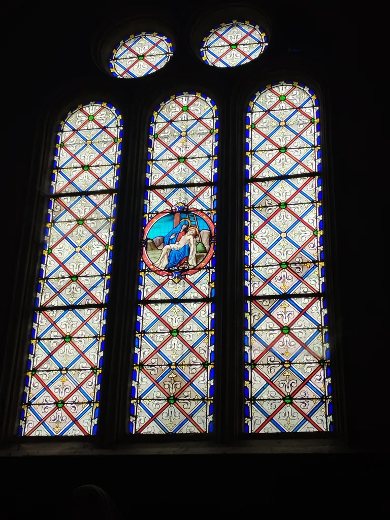 Vitrail Baie 15 de l'Église Notre-Dame de l'Assomption à Fontaine-le-Bourg