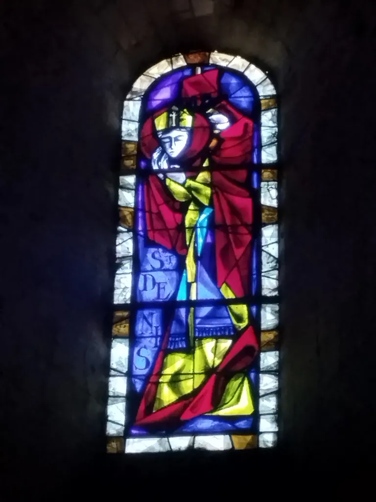 Vitrail Baie 5 : St-Denis dans l'Église Notre-Dame de Blangy-sur-Bresle