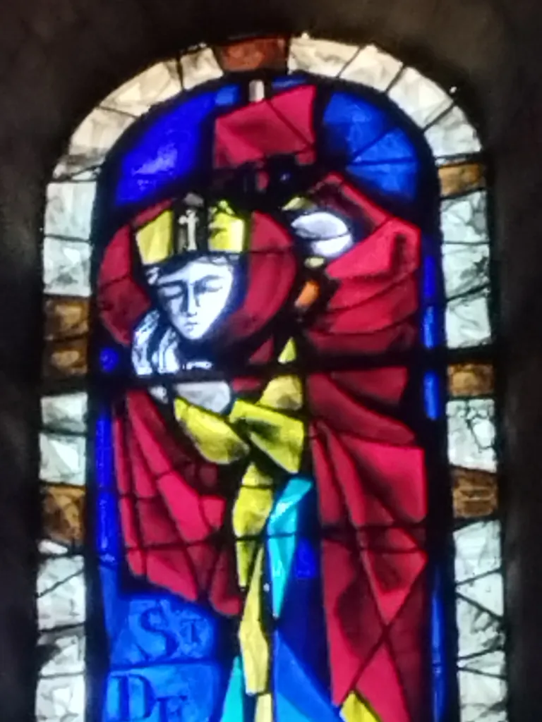 Vitrail Baie 5 : St-Denis dans l'Église Notre-Dame de Blangy-sur-Bresle