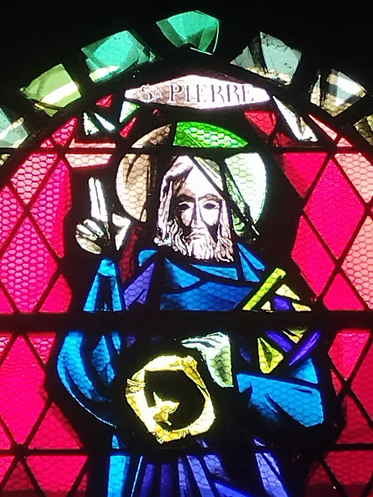 Vitrail Baie 10 : St-Pierre dans l'Église Notre-Dame de Blangy-sur-Bresle