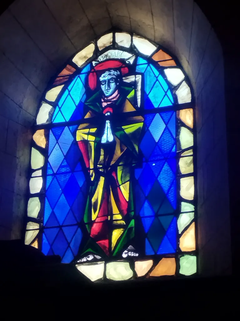 Vitrail Baie 13 : St-Marc dans l'Église Notre-Dame de Blangy-sur-Bresle