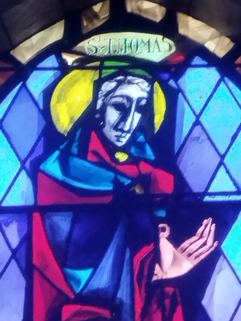 Vitrail Baie 17 : St-Thomas dans l'Église Notre-Dame de Blangy-sur-Bresle