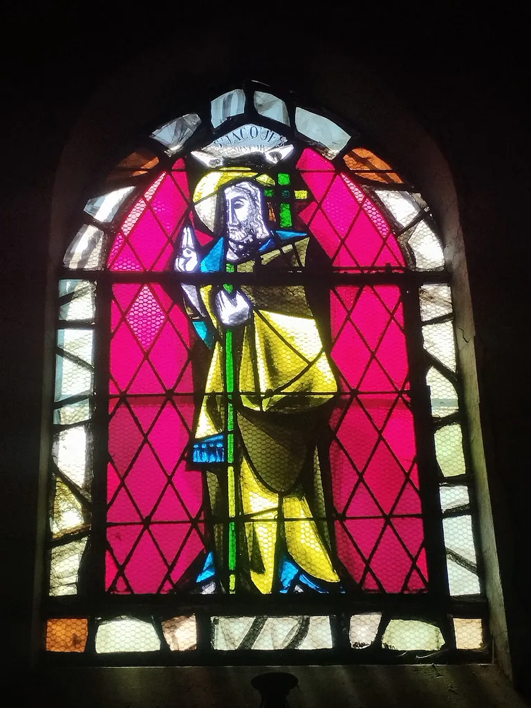 Vitrail Baie 18 : St-Jacques dans l'Église Notre-Dame de Blangy-sur-Bresle