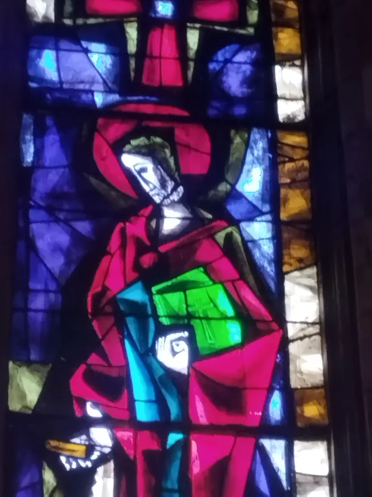 Vitrail Baie 19 : St-Simon St-Barnabé dans l'Église Notre-Dame de Blangy-sur-Bresle