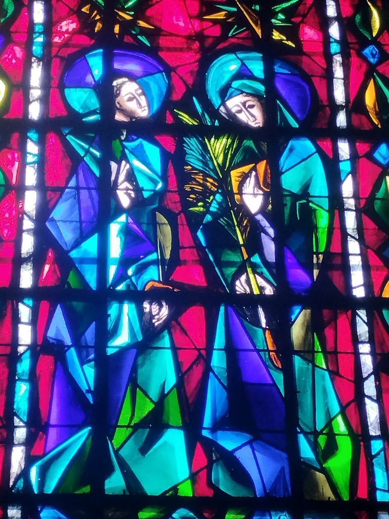 Vitrail Baie 20 : St-Barthélémy St-Jude dans l'Église Notre-Dame de Blangy-sur-Bresle