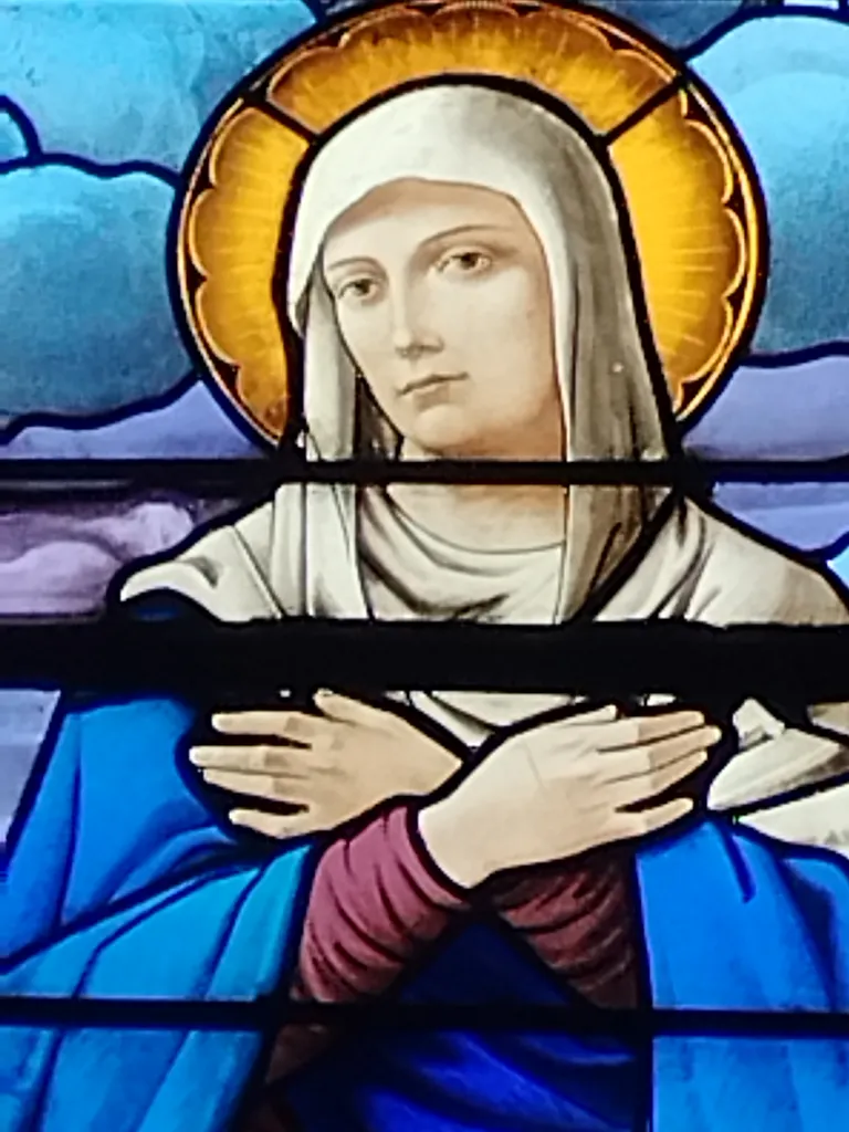 Vitrail Baie 1 de l'Église Saint-Remi d'Amfreville-la-Mi-Voie