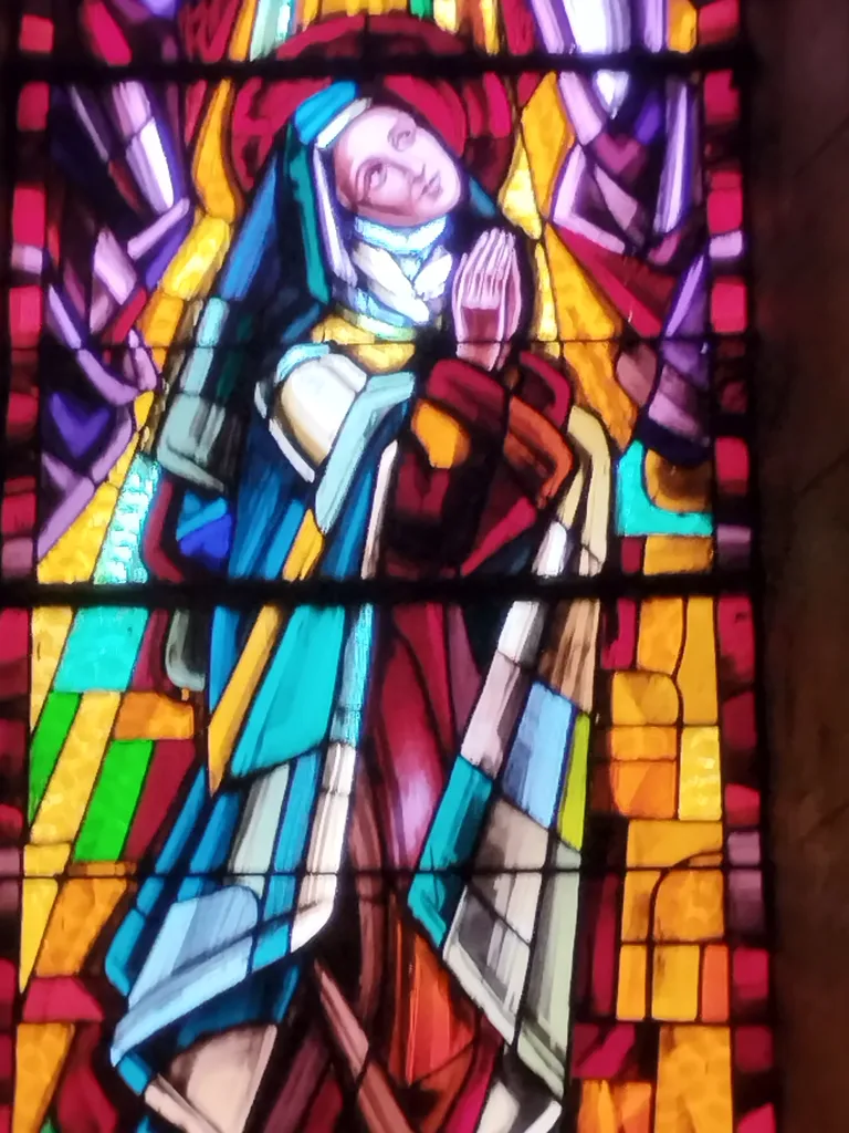 Vitrail Baie 2 de l'Église Saint-Remi d'Amfreville-la-Mi-Voie