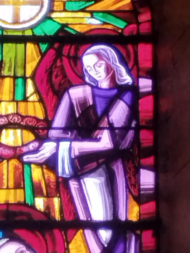 Vitrail Baie 2 de l'Église Saint-Remi d'Amfreville-la-Mi-Voie