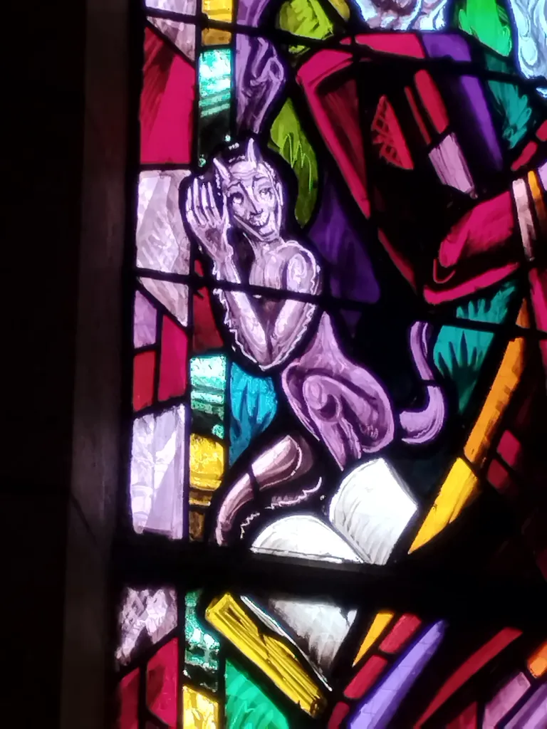 Vitrail Baie 4 de l'Église Saint-Remi d'Amfreville-la-Mi-Voie