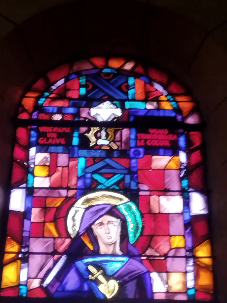 Vitrail Baie 8 de l'Église Saint-Remi d'Amfreville-la-Mi-Voie