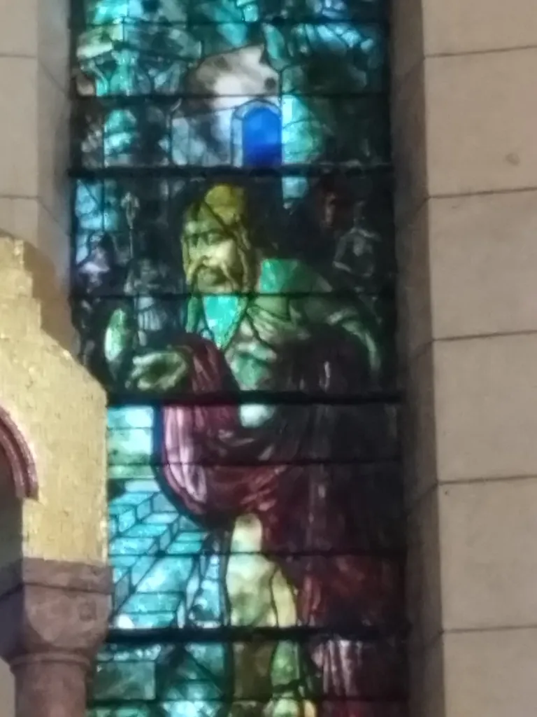 Vitrail Baie 0 de l'Église Saint-Remi d'Amfreville-la-Mi-Voie