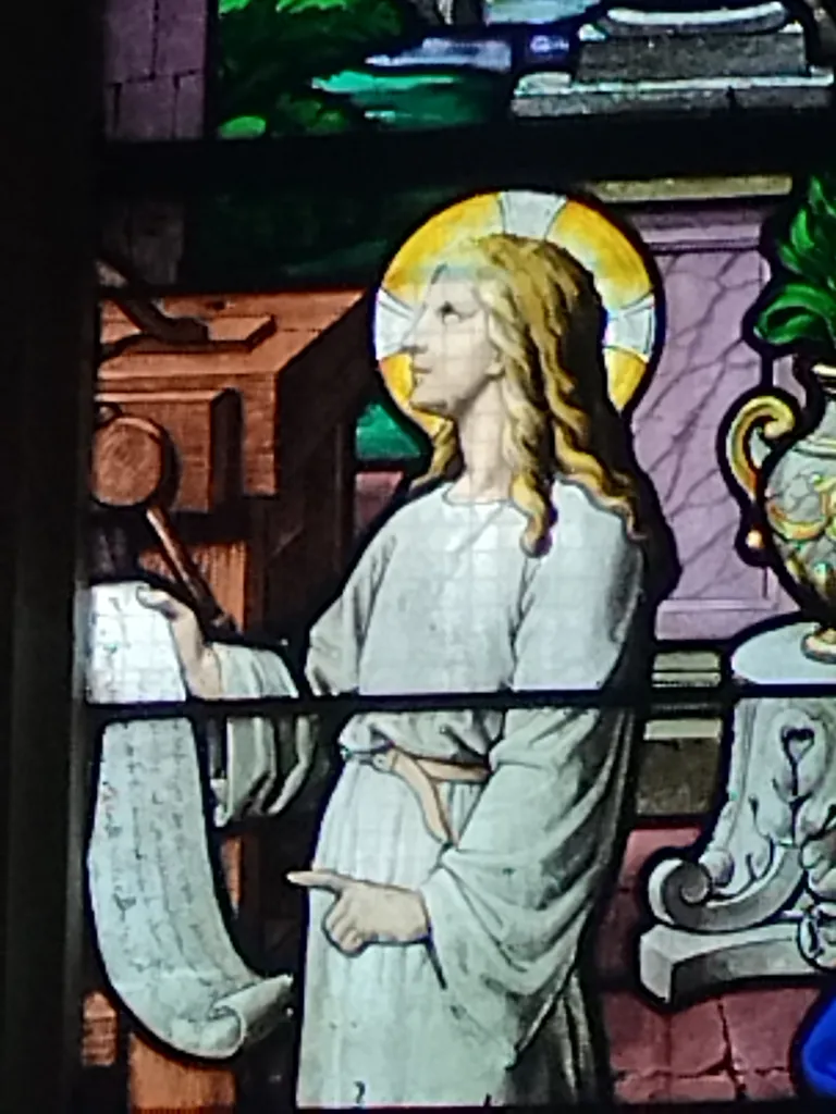 Vitrail Baie 5 dans l'Église Saint-Léger à Saint-Léger-aux-Bois