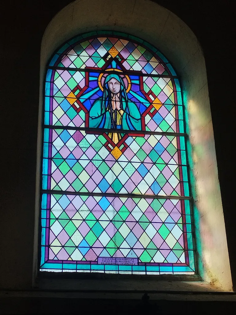 Vitrail Baie 6 dans l'Église Saint-Léger à Saint-Léger-aux-Bois