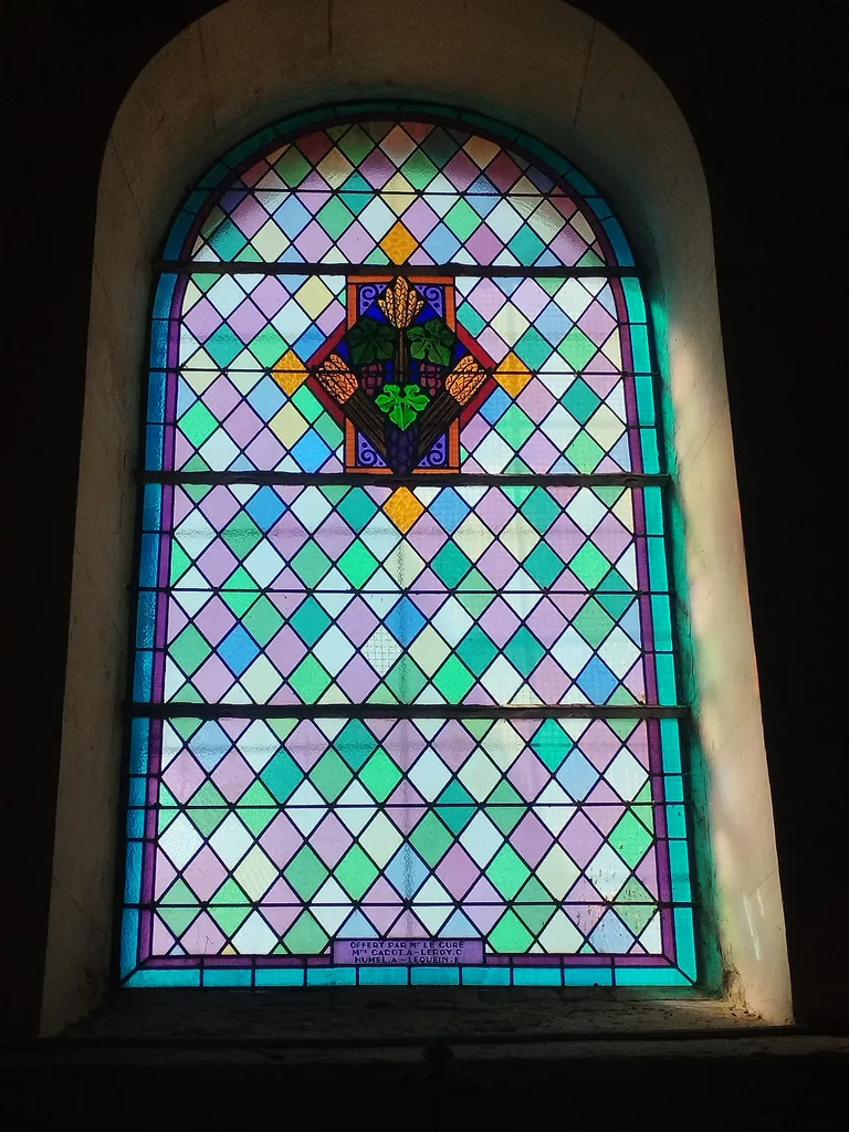 Vitrail Baie 7 dans l'Église Saint-Léger à Saint-Léger-aux-Bois