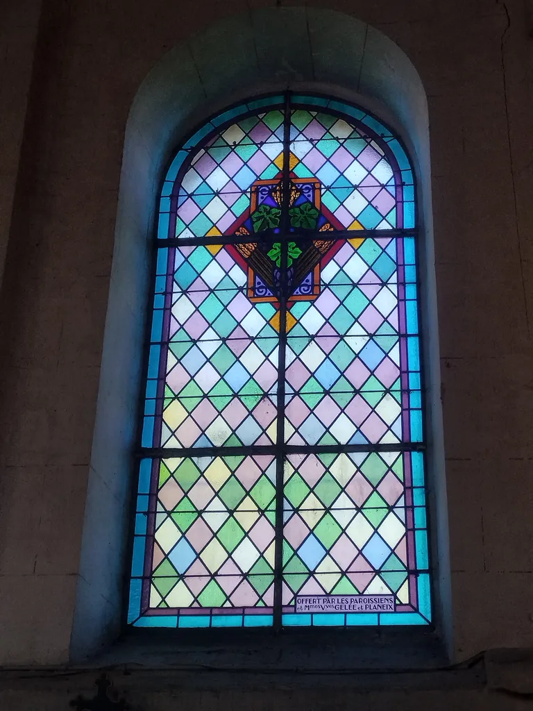 Vitrail Baie 9 dans l'Église Saint-Léger à Saint-Léger-aux-Bois