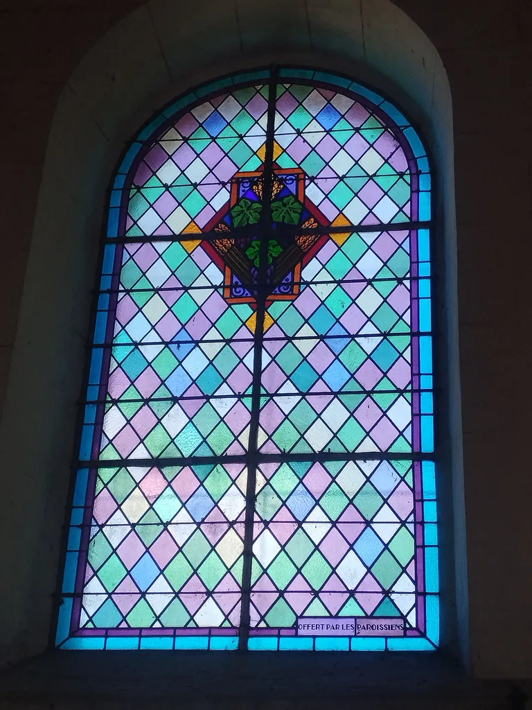 Vitrail Baie 13 dans l'Église Saint-Léger à Saint-Léger-aux-Bois