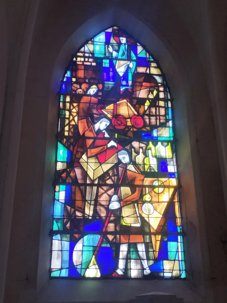 Vitrail Baie 2 dans l'Église Notre-Dame à Campneuseville