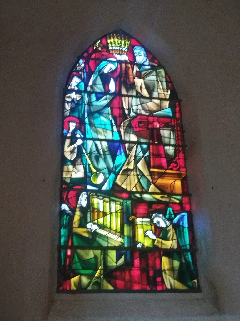Vitrail Baie 3 dans l'Église Notre-Dame à Campneuseville