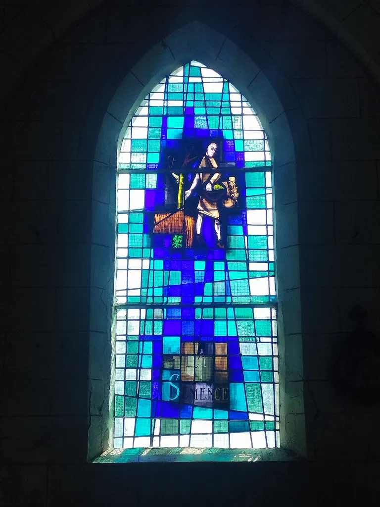 Vitrail Baie 14 : La Semence dans l'Église Notre-Dame à Campneuseville