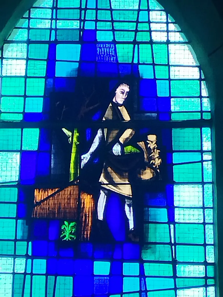 Vitrail Baie 14 : La Semence dans l'Église Notre-Dame à Campneuseville