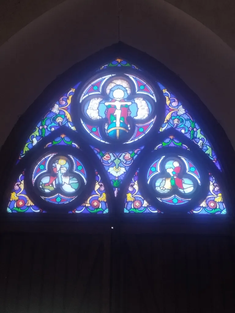 Vitrail Baie 00 dans l'Église Saint-Jean-Baptiste d'Harcanville