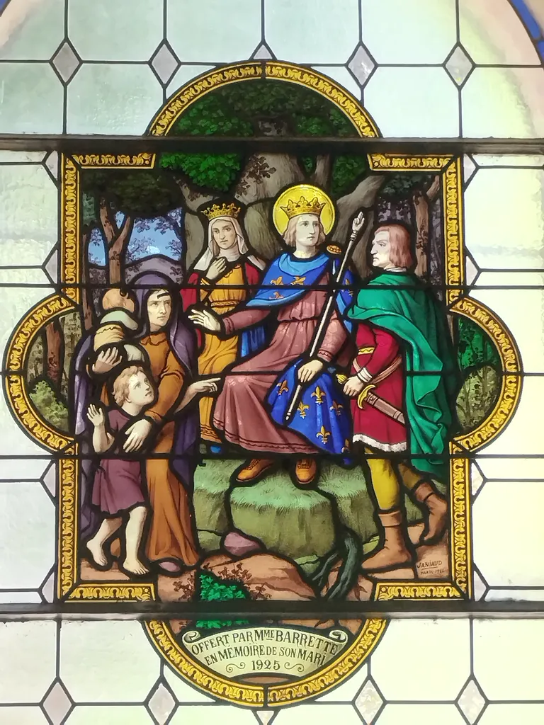 Vitrail Baie 9 dans l'Église Saint-Denis du Hanouard
