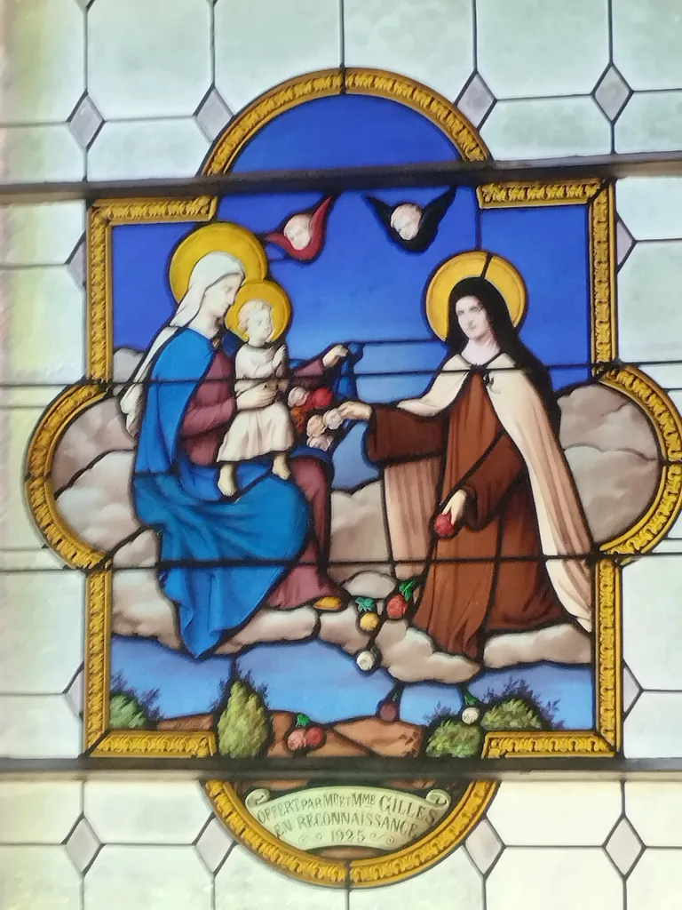 Vitrail Baie 10 dans l'Église Saint-Denis du Hanouard