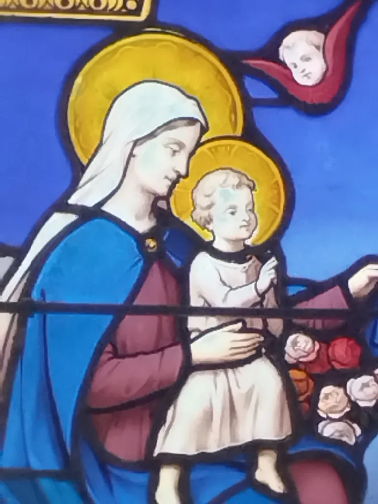 Vitrail Baie 10 dans l'Église Saint-Denis du Hanouard