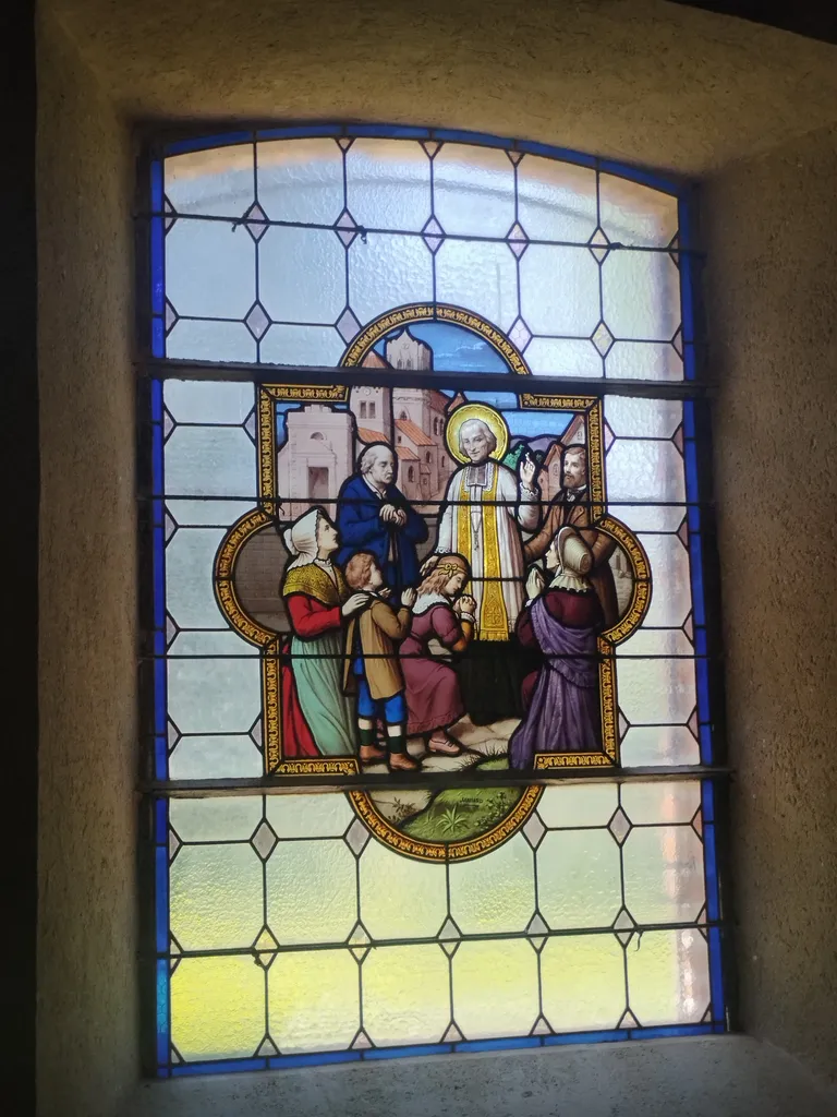Vitrail Baie 12 dans l'Église Saint-Denis du Hanouard