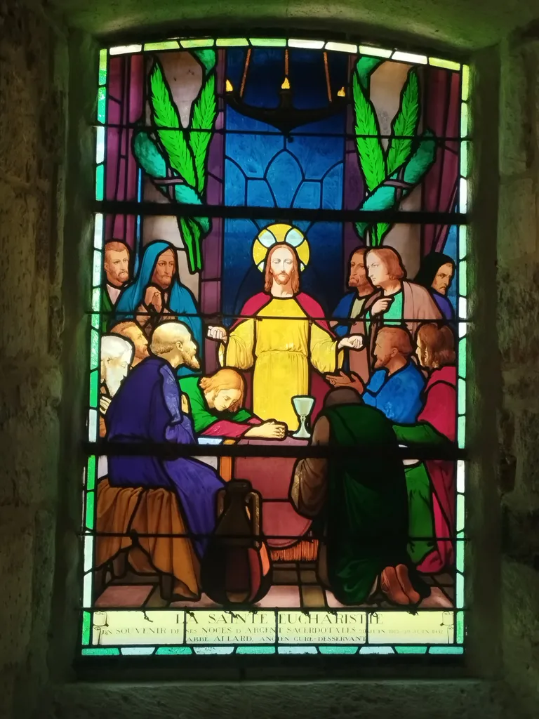 Vitrail Baie 1 de l'Église Notre-Dame à Turqueville