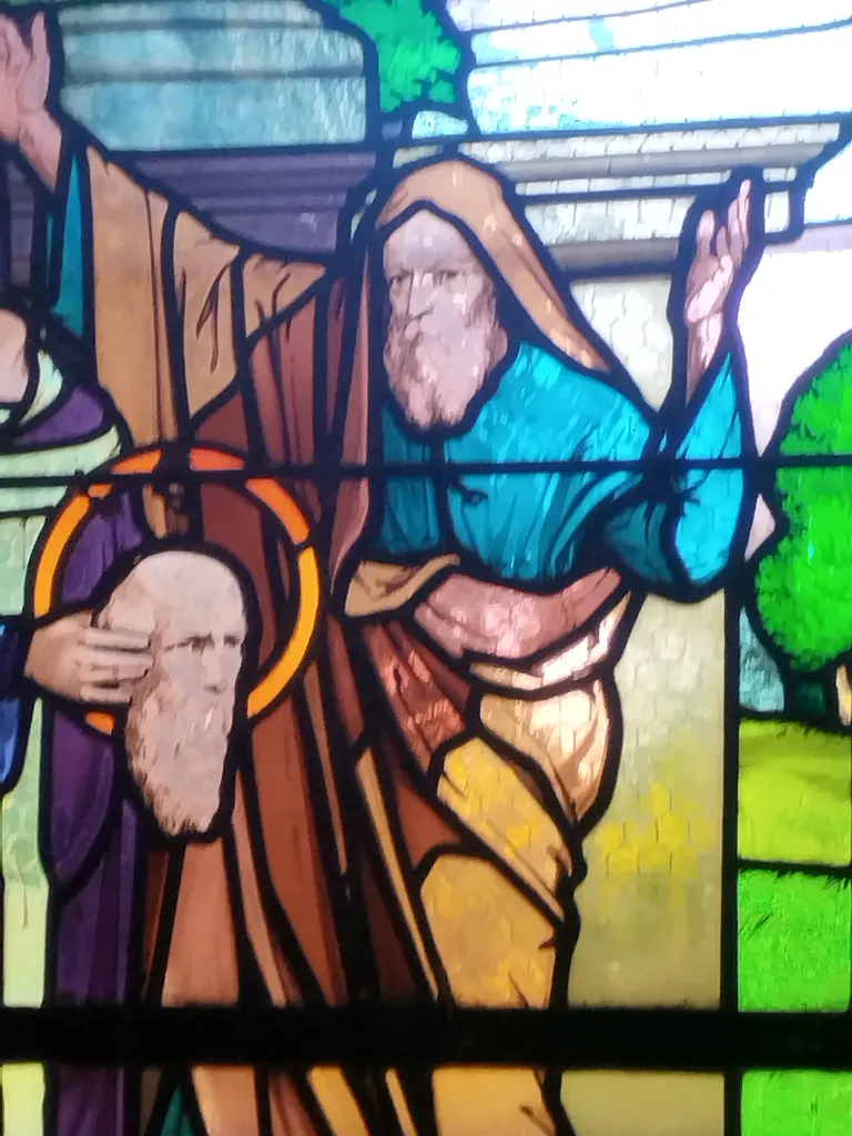 Vitrail Baie 2 : Martyre de Saint-Denis dans l'Église Saint-Denis du Hanouard