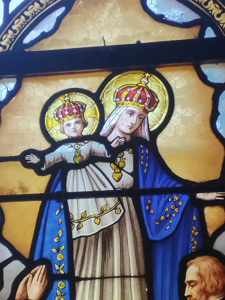 Vitrail Baie 5 dans l'Église Saint-Denis du Hanouard