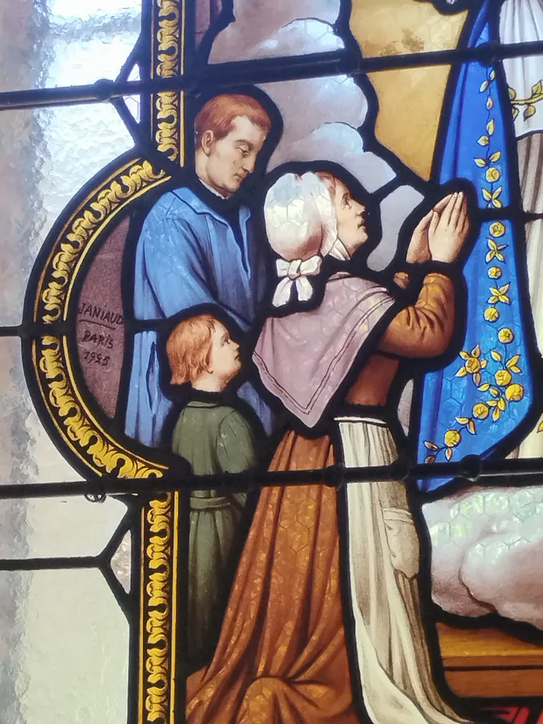 Vitrail Baie 5 dans l'Église Saint-Denis du Hanouard