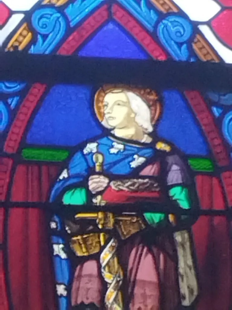 Vitrail Baie 18 : St-Louis dans l'Église Saint-Pierre à Déville-lès-Rouen