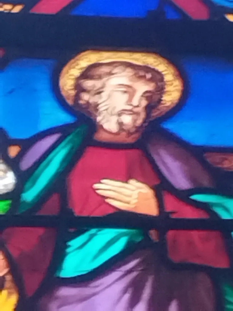 Vitrail Baie 19 : St Joseph dans l'Église Saint-Pierre à Déville-lès-Rouen