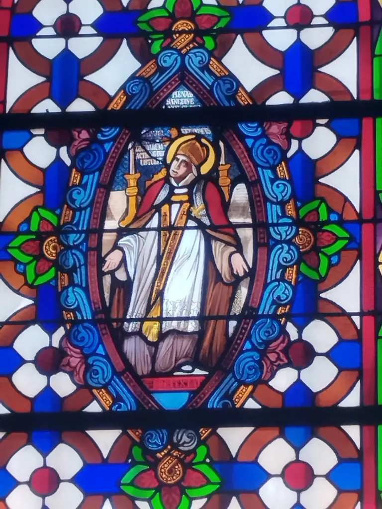 Vitrail Baie 21 : Saint-Prétextat dans l'Église Saint-Pierre à Déville-lès-Rouen