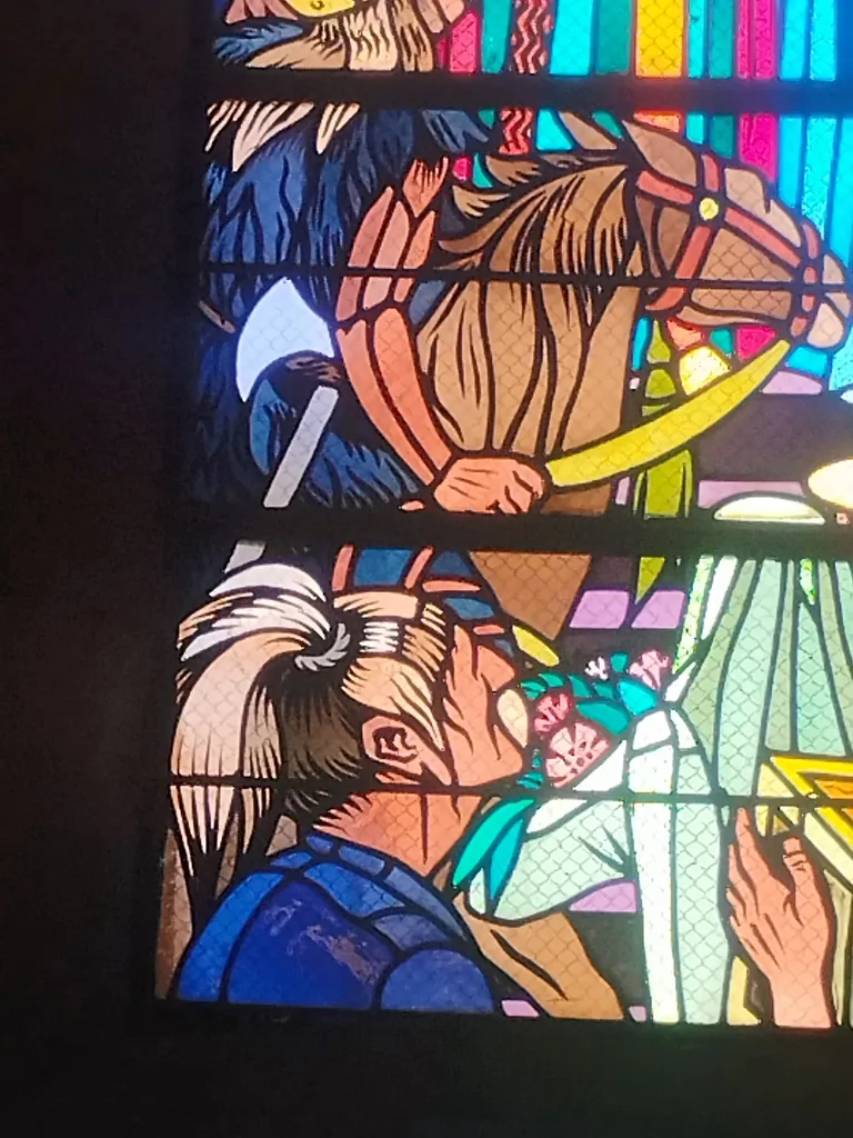 Vitrail Baie 3 dans l'Église Saint-Erkonwald à Gonfreville-l'Orcher