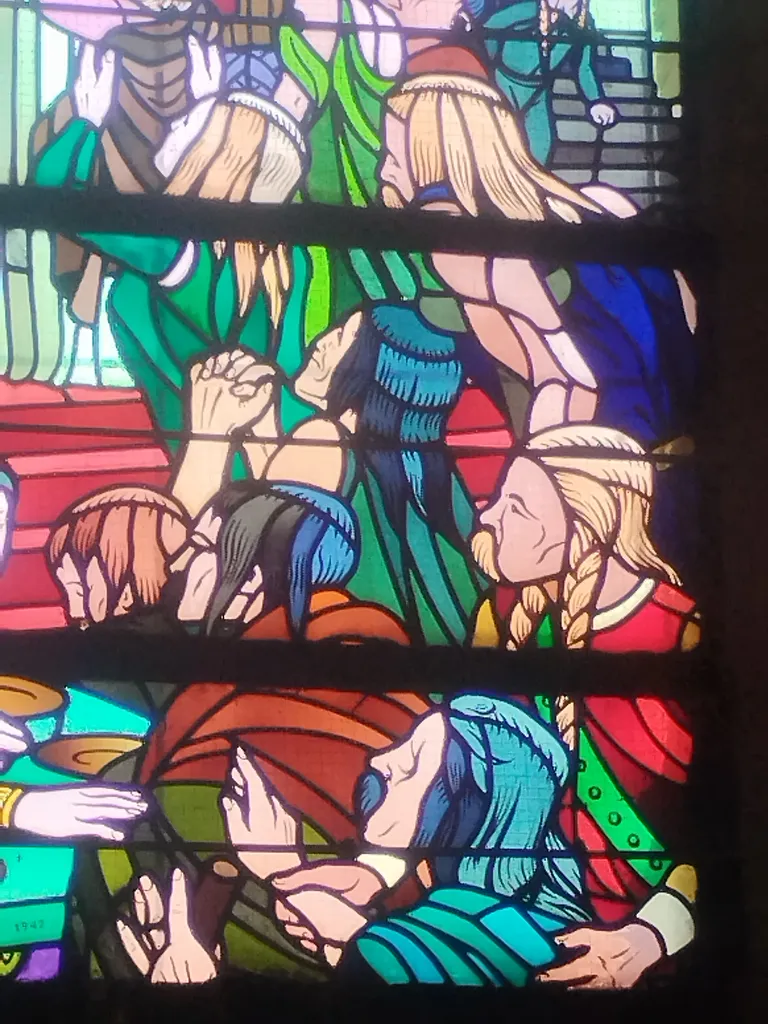 Vitrail Baie 8 dans l'Église Saint-Erkonwald à Gonfreville-l'Orcher