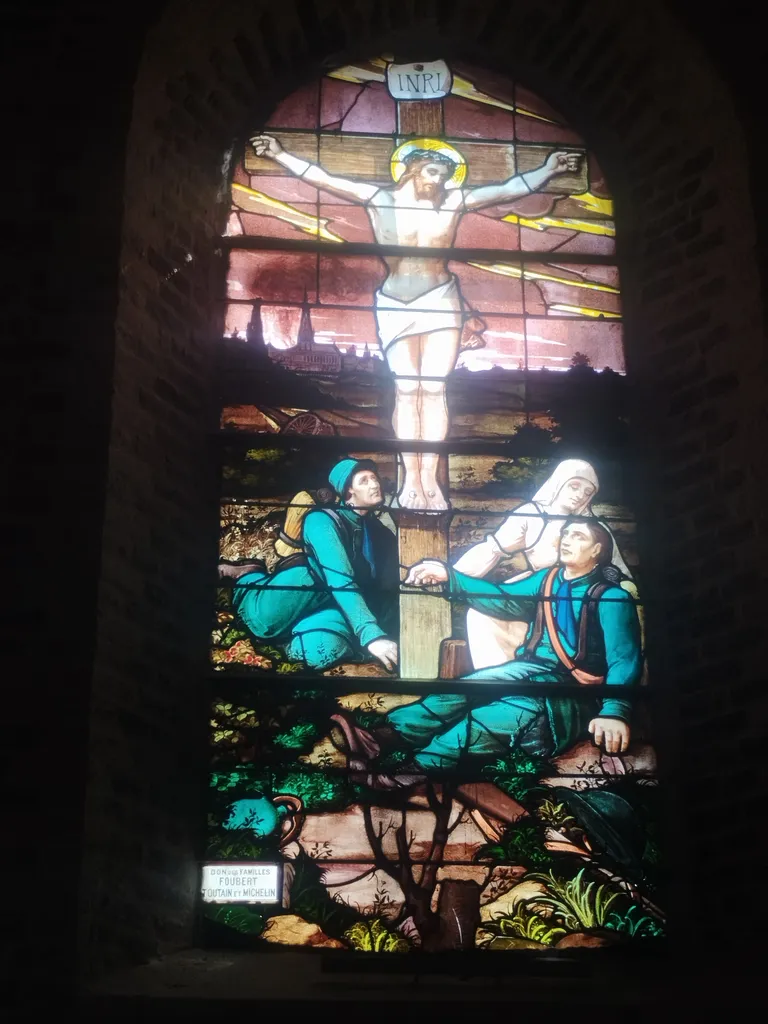 Vitrail Baie 18 dans l'Église Saint-Erkonwald à Gonfreville-l'Orcher