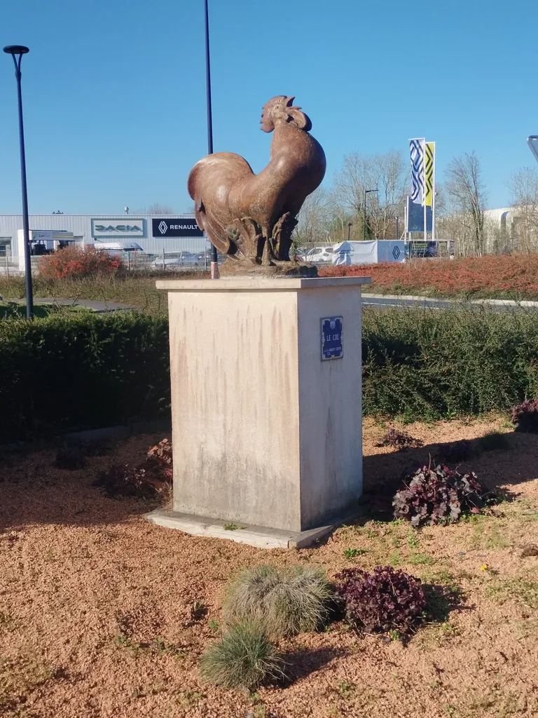 Statue Le Coq à Barentin