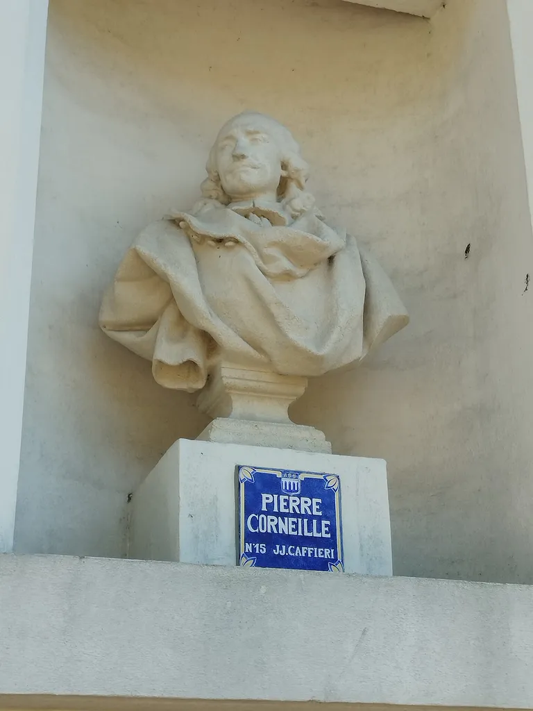 Buste de Pierre Corneille à Barentin