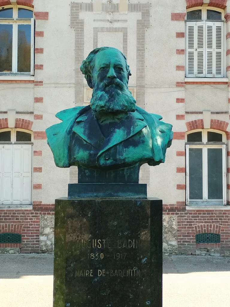 Buste d'Auguste Badin à Barentin