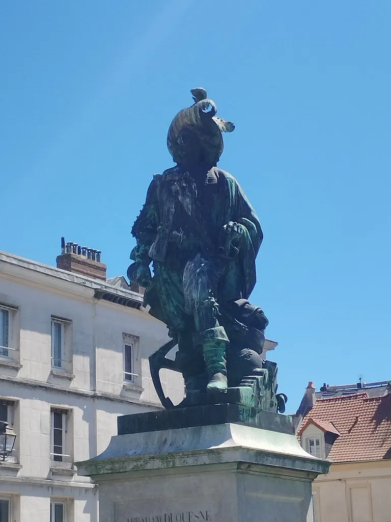 Statue d'Abraham Duquesne à Dieppe